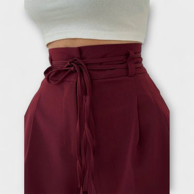 Greta™ | Spodnie wiązane w swobodnym stylu casual