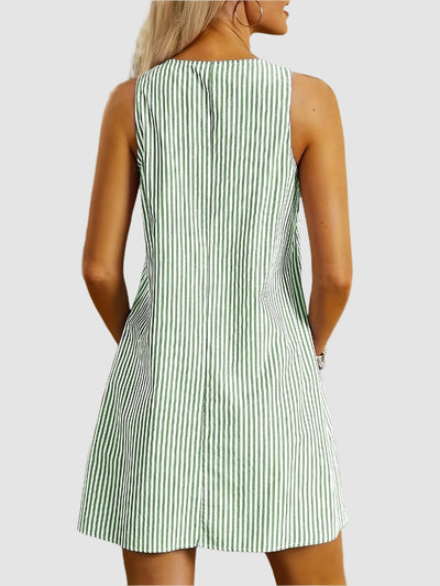 Essenz™ | Sukienka midi w paski Serena Luxe