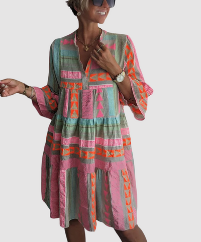 Kiki™ |  Elegancka wiosenna sukienka midi