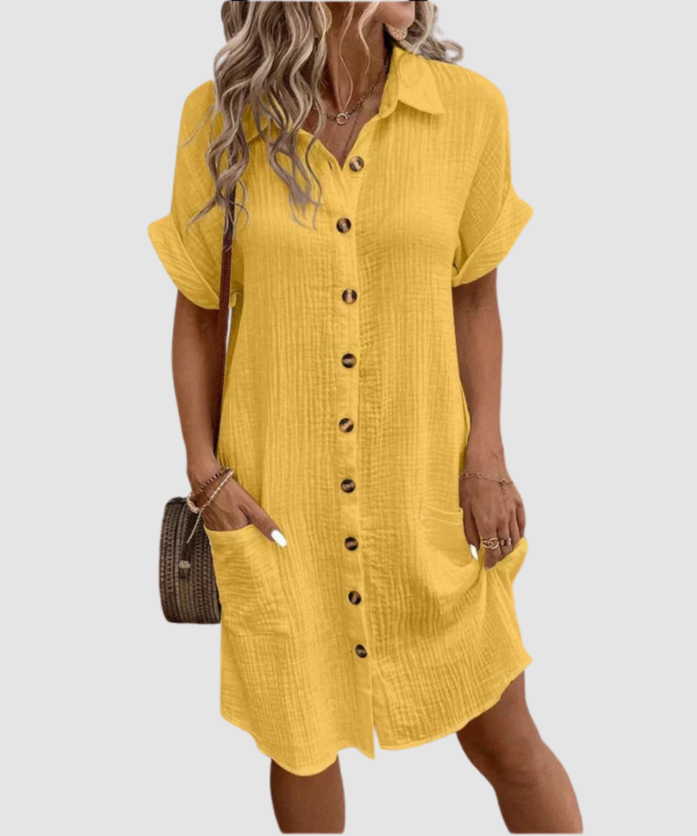 Essenz™ | Elegancka sukienka polo Celest