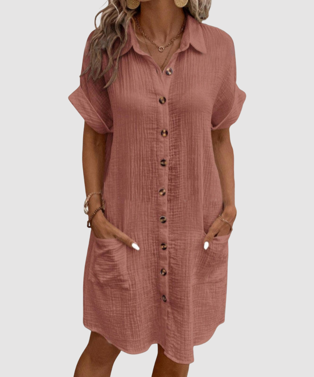 Essenz™ | Elegancka sukienka polo Celest