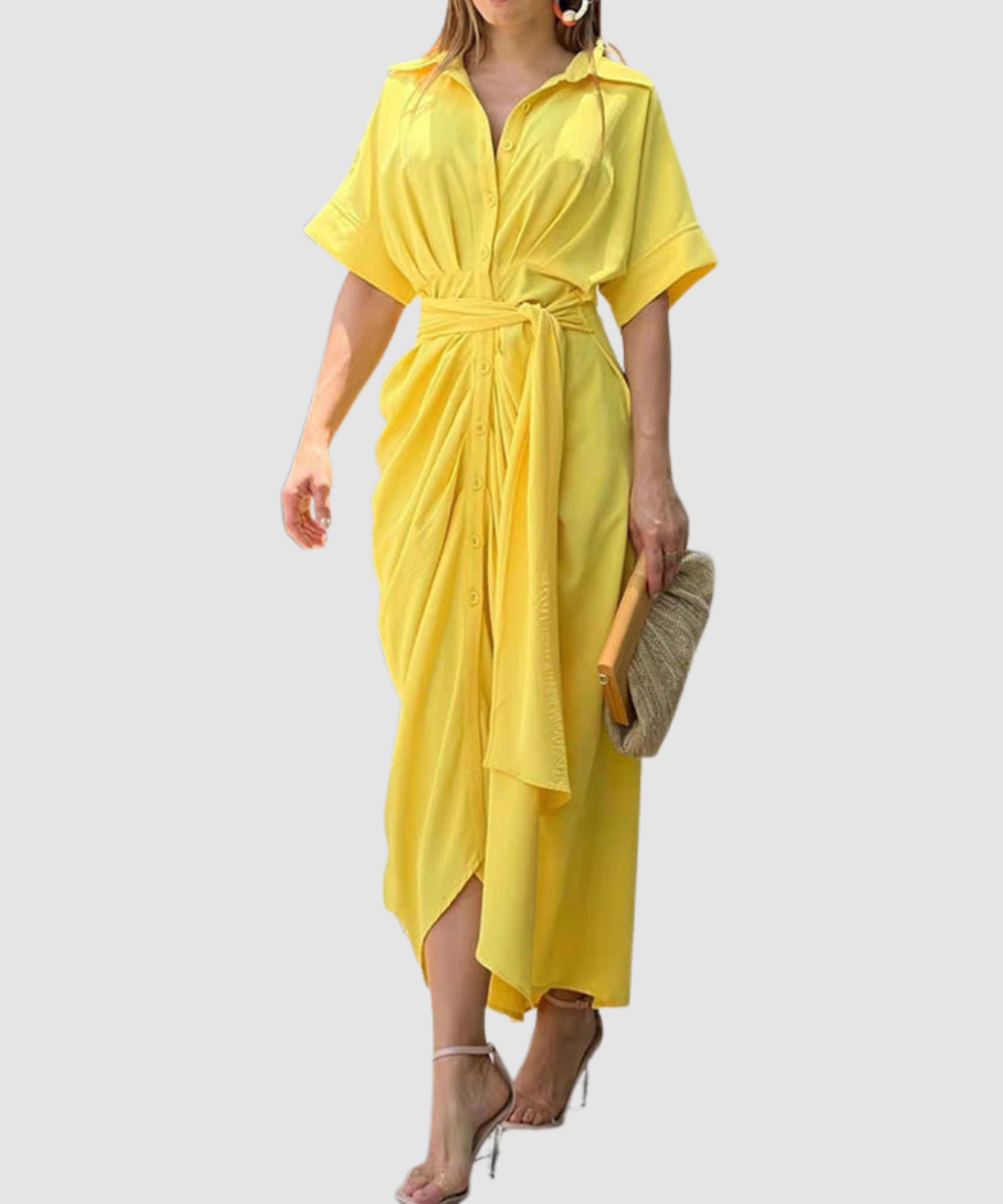 Amalia™ |  Luksusowa sukienka maxi z kopertowym dekoltem