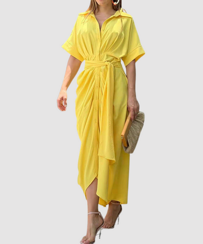 Amalia™ |  Luksusowa sukienka maxi z kopertowym dekoltem