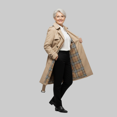 Rosi™ | Klasyczny płaszcz typu trencz