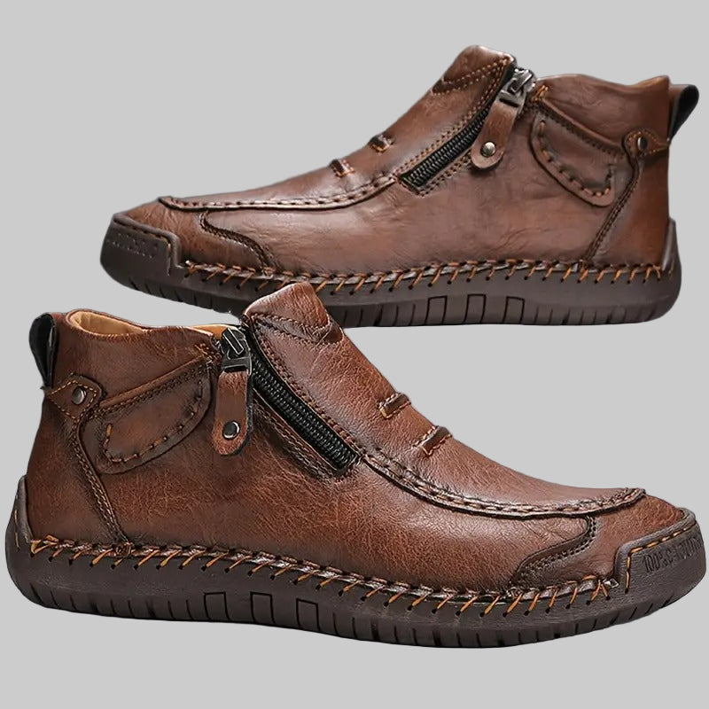 Franciszek™ | Skórzane buty ortopedyczne męskie