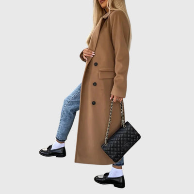 Ritia™ | Ponadczasowy płaszcz dwurzędowy