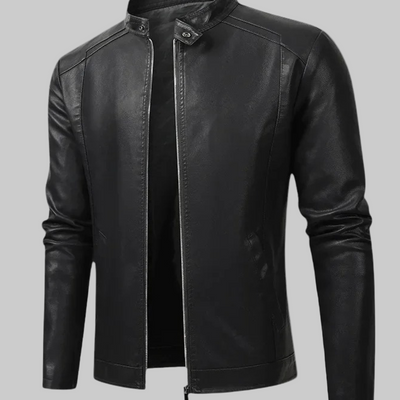 Patrick™ | Elegancka Skórzana Kurtka Motocyklowa