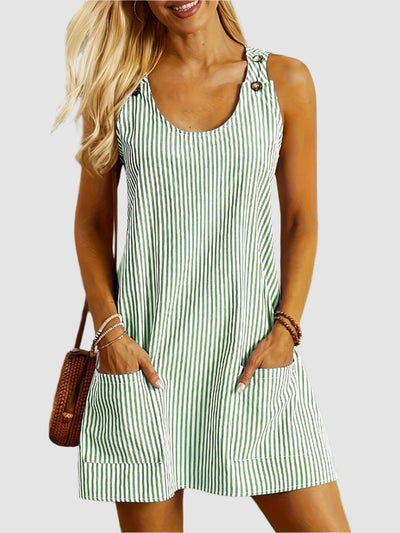 Essenz™ | Sukienka midi w paski Serena Luxe